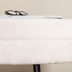 Otto – Ottoman – Noir, Blanc – 40 x 41 x 100 cm