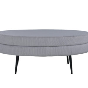 Otto – Ottoman – Noir, Gris – 40 x 41 x 100 cm