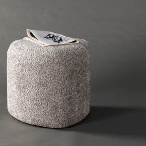Peg – Pouf – Gris – ⌀46 cm