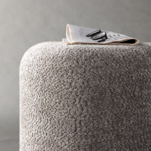 Peg – Pouf – Gris – ⌀46 cm