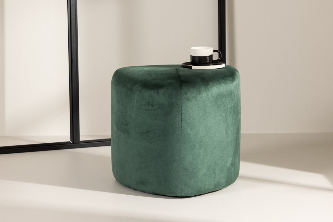 Peg – Pouf – Vert – ⌀46 cm