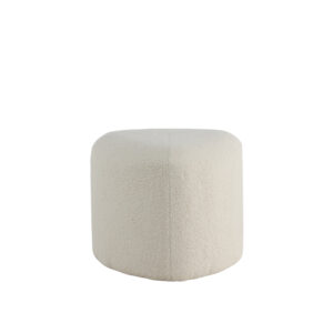 Peg – Pouf – Blanc – ⌀46 cm