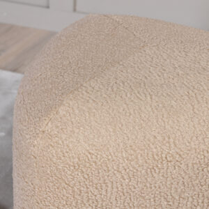 Peg – Pouf – Beige – ⌀46 cm