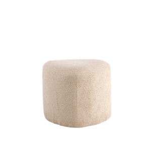 Peg – Pouf – Beige – ⌀46 cm