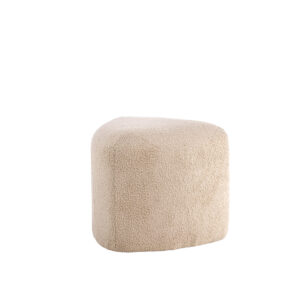 Peg – Pouf – Beige – ⌀46 cm