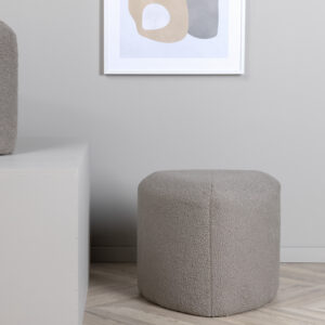 Peg – Pouf – Gris – ⌀46 cm