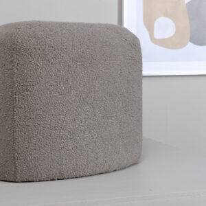 Peg – Pouf – Gris – ⌀46 cm