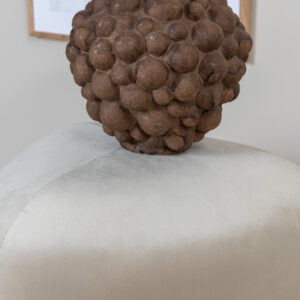Peg – Pouf – Beige – ⌀46 cm