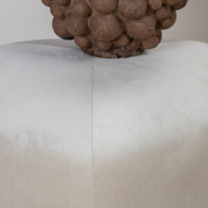 Peg – Pouf – Beige – ⌀46 cm