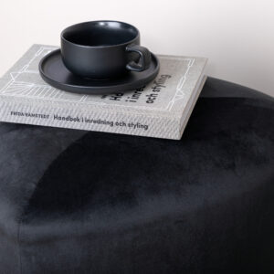 Peg – Pouf – Noir – ⌀46 cm