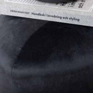 Peg – Pouf – Noir – ⌀46 cm