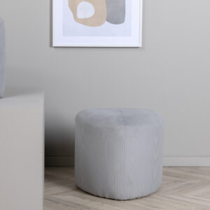 Peg – Pouf – Gris – ⌀46 cm