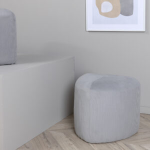 Peg – Pouf – Gris – ⌀46 cm