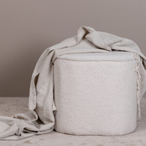 Piff – Pouf – Blanc – ⌀44 cm