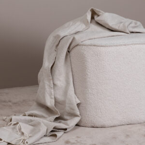 Piff – Pouf – Blanc – ⌀44 cm