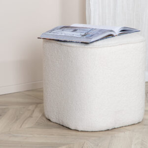 Piff – Pouf – Blanc – ⌀44 cm