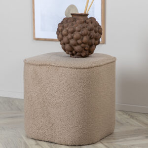 Piff – Pouf – Beige – ⌀44 cm