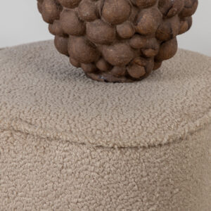 Piff – Pouf – Beige – ⌀44 cm