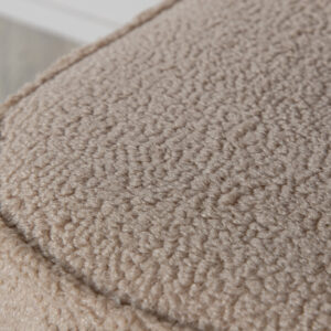 Piff – Pouf – Beige – ⌀44 cm