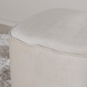 Piff – Pouf – Beige – ⌀44 cm