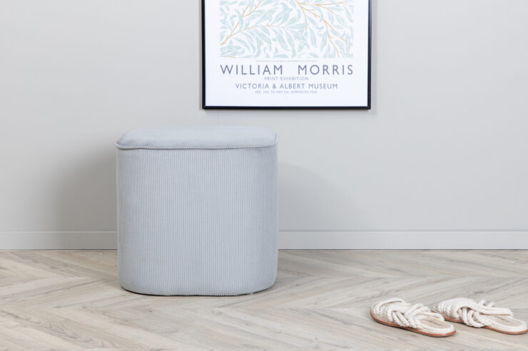 Piff – Pouf – Gris – ⌀44 cm