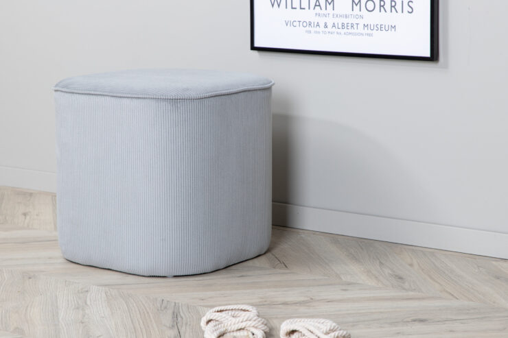 Piff – Pouf – Gris – ⌀44 cm