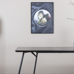 Petra – Table à manger rectangulaire – Noir – 190 x 90 cm