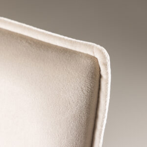 Petra – Chaise de salle à manger – Beige, Noir – 60 x 87 x 57 cm