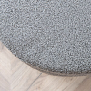 Pot – Pouf – Noir, Gris – ⌀40 cm