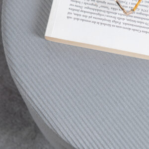Pot – Pouf – Noir, Gris – ⌀40 cm