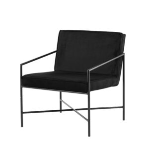 Rakel – Armchair – Noir – 72 x 78 x 65 cm