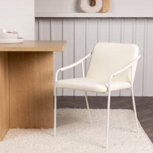 Tvist – Chaise de salle à manger – Beige – 59 x 77 x 53 cm