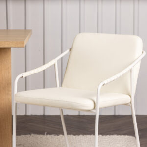 Tvist – Chaise de salle à manger – Beige – 59 x 77 x 53 cm