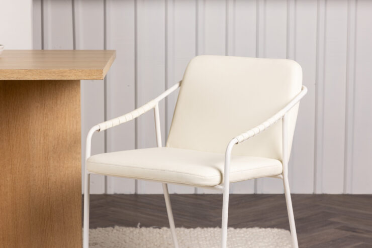 Tvist – Chaise de salle à manger – Beige – 59 x 77 x 53 cm