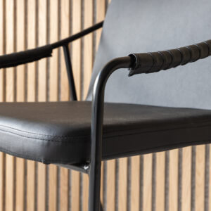 Tvist – Chaise de salle à manger – Noir – 59 x 77 x 53 cm
