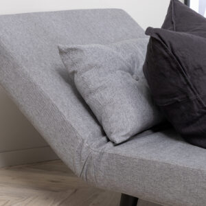 Vicky – Lit pliant – Noir, Gris – 80 x 88 x 70 cm