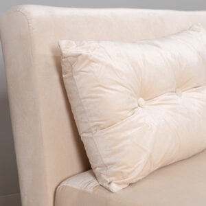 Vicky – Lit pliant – Beige, Noir – 80 x 88 x 120 cm