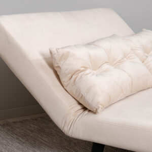 Vicky – Lit pliant – Beige, Noir – 80 x 88 x 120 cm