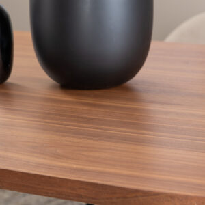 Bianca – Table à manger ovale – Naturel, Noyer – 200 x 90 cm