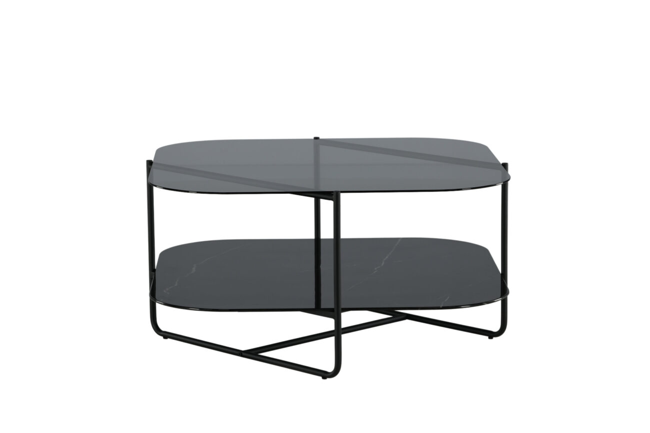 Un-line – Table basse – Noir – 85 x 85 cm