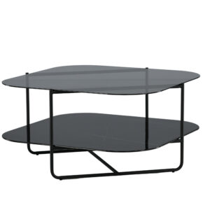 Un-line – Table basse – Noir – 85 x 85 cm