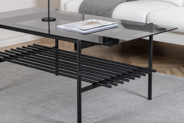 Von Staf – Table basse – Noir – 120 x 60 cm