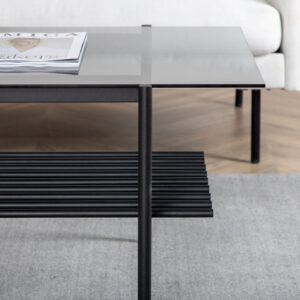 Von Staf – Table basse – Noir – 120 x 60 cm