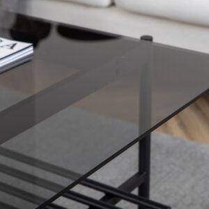 Von Staf – Table basse – Noir – 120 x 60 cm
