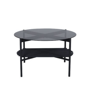 Von Staf – Table basse – Noir – ⌀80 cm