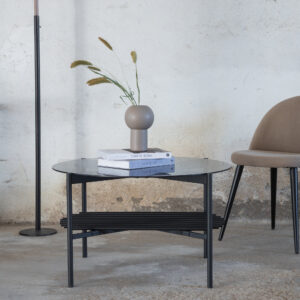 Von Staf – Table basse – Noir – ⌀80 cm