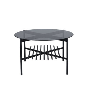 Von Staf – Table basse – Noir – ⌀80 cm