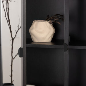 Piring – Meuble de rangement – Noir – 40 x 190 x 90 cm