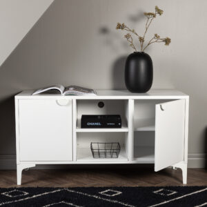 Piring – Meuble TV – Blanc – 40 x 63 x 120 cm