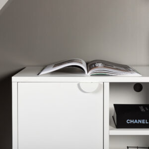 Piring – Meuble TV – Blanc – 40 x 63 x 120 cm